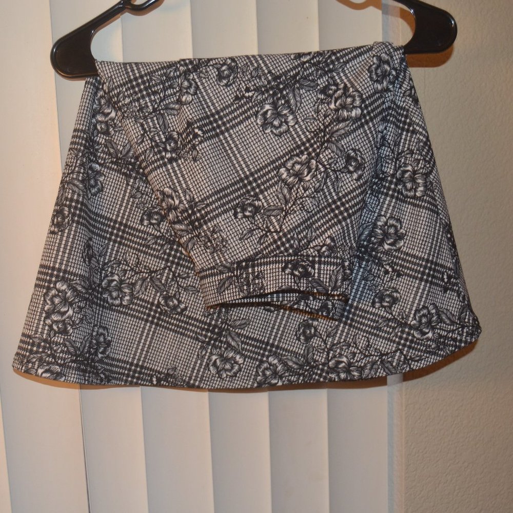 Faith and Joy - Black and White Circle Skirt